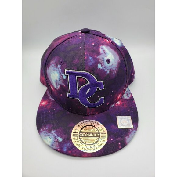 WASHINGTON, DC SnapBack Hat Rep Your City Hunter Galaxy Purple - Picture 1 of 10
